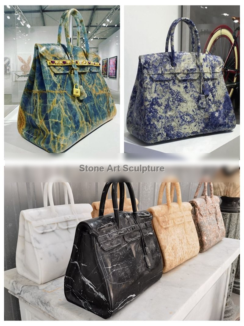 Stunning Black Marble Handbag for Sale TMAD-07 detail image