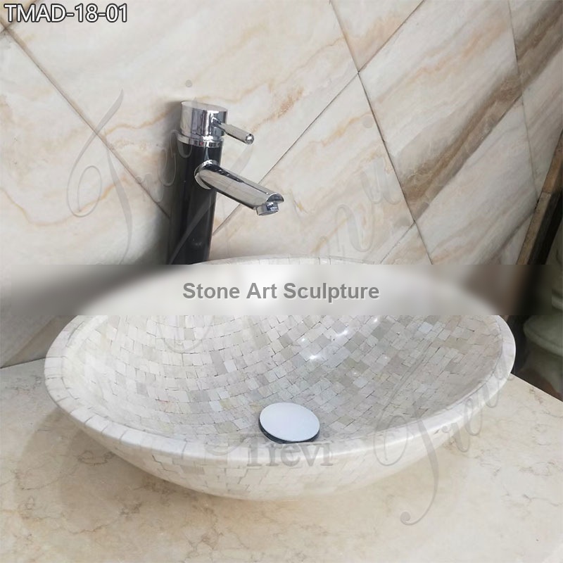High-End Marble Wash Basin for Bathroom China Supplier TMAD-18 detail image