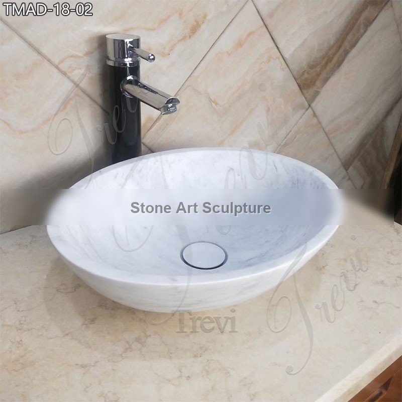 High-End Marble Wash Basin for Bathroom China Supplier TMAD-18 detail image