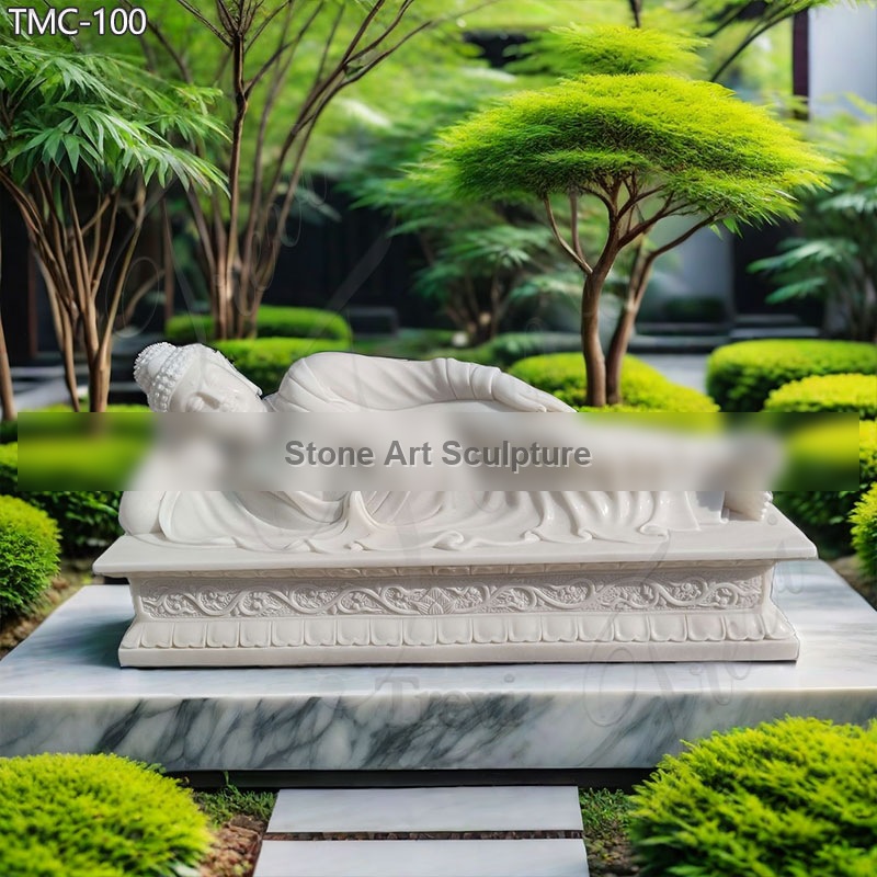 Life Size Sleeping Buddha Sculpture for Garden