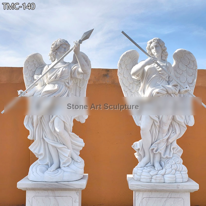 Elegant Baroque Angel Sculptures detail image