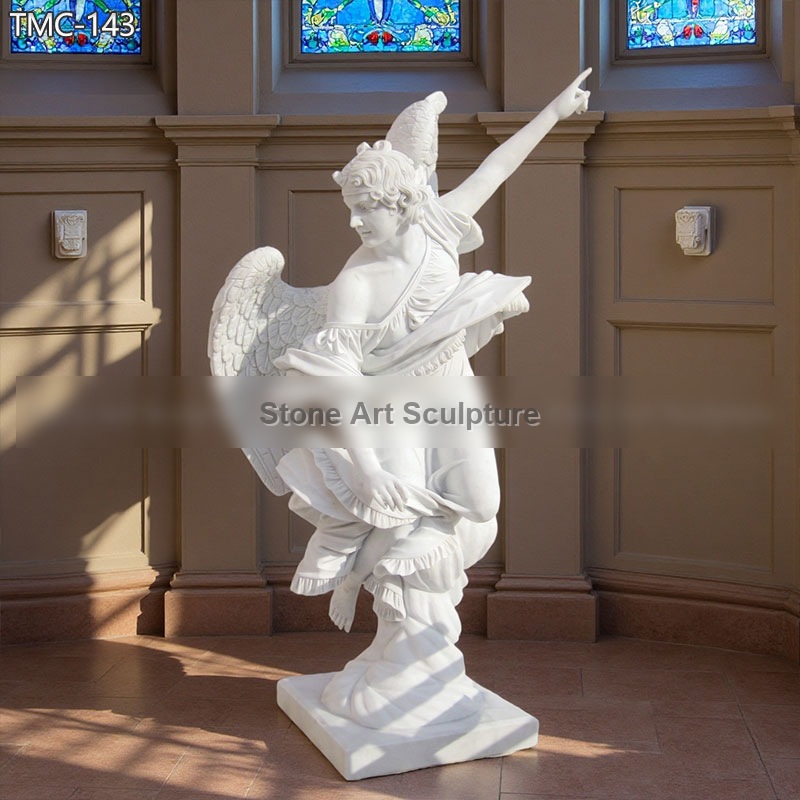 Life Size Annunciation Angel Statue Church Decor