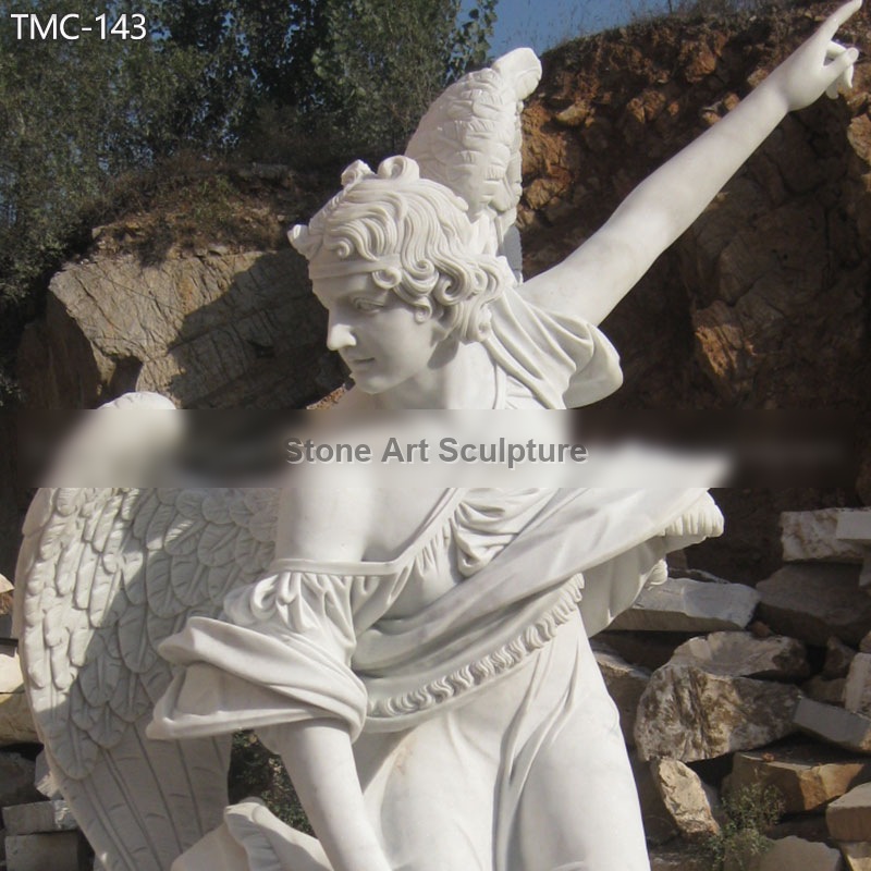 Life Size Annunciation Angel Statue Church Decor detail image