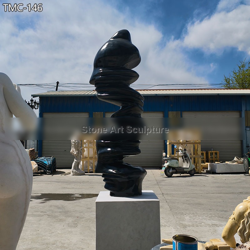 Abstract Contemporary Marble Sculpture for Home Decor detail image