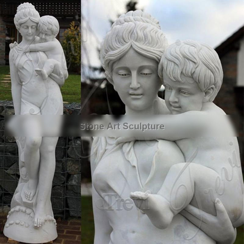 Life Size Mother and Child Garden Statue Lawn Ornaments TMC-48 detail image