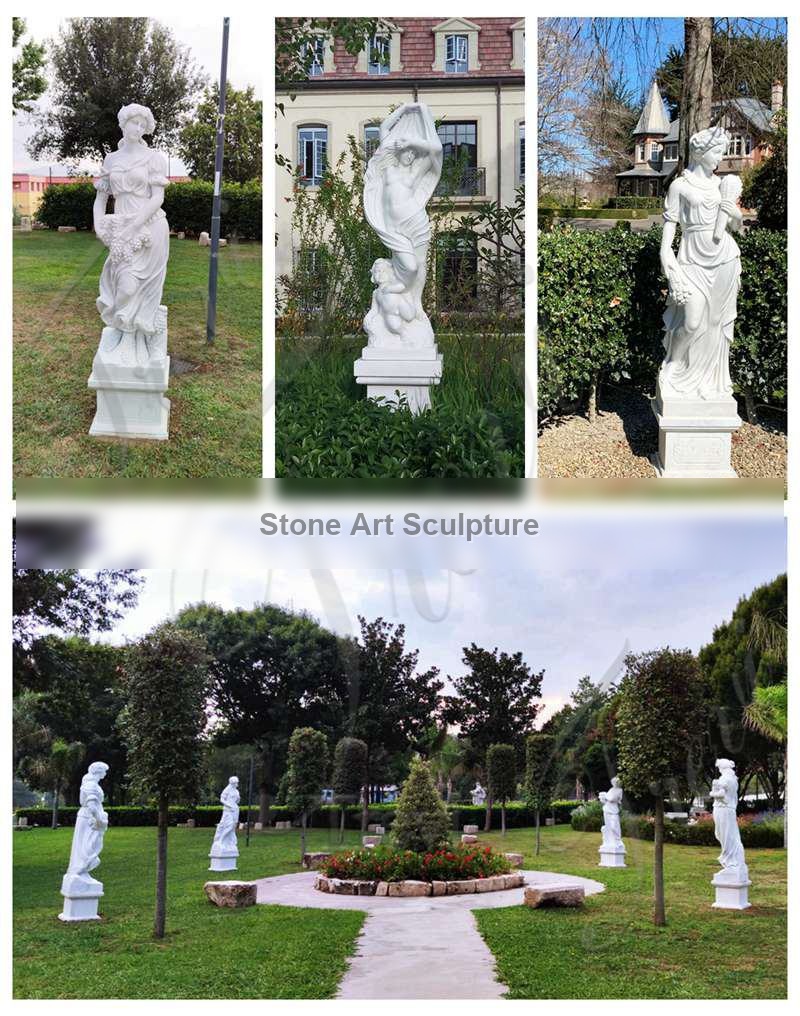 Life Size Mother and Child Garden Statue Lawn Ornaments TMC-48 detail image