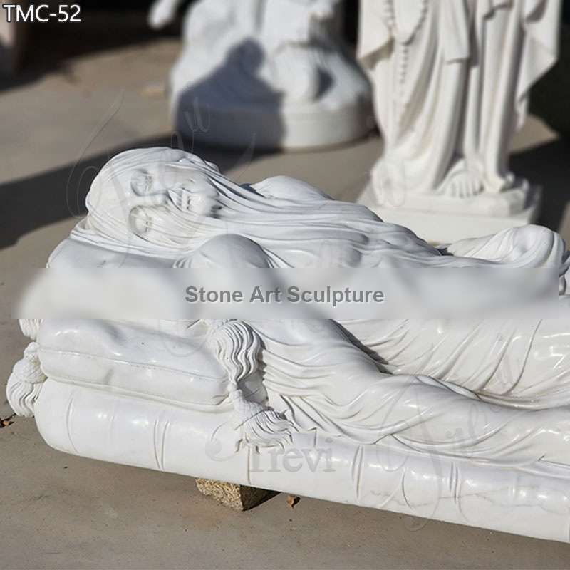 Famous Marble Veiled Christ Statue Replica Supplier TMC-52 detail image