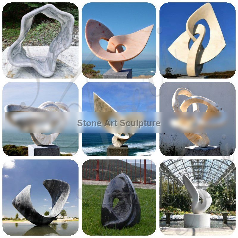 Beautiful Abstract Marble Sculpture for Home Decor TMC-54 detail image