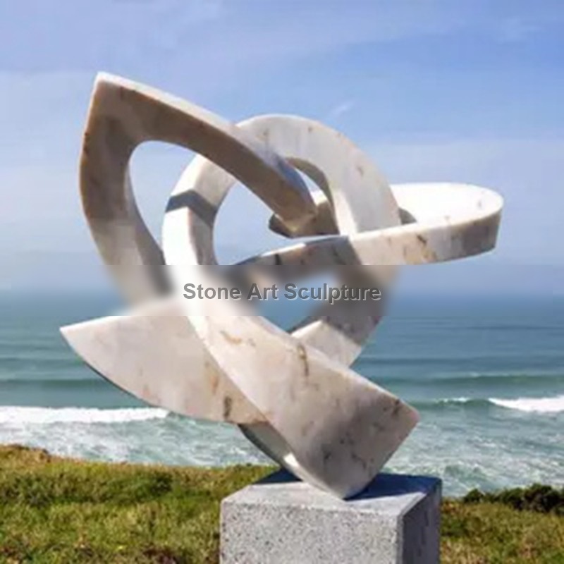 Beautiful Abstract Marble Sculpture for Home Decor TMC-54 detail image