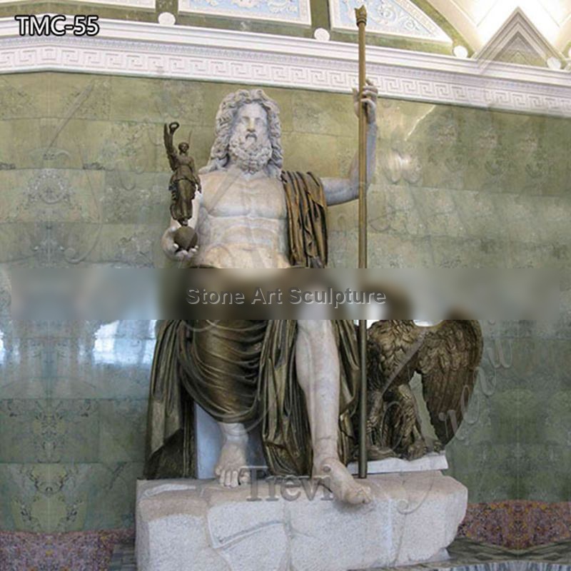 Famous Marble Roman Statue of Jupiter Replica Supplier TMC-55
