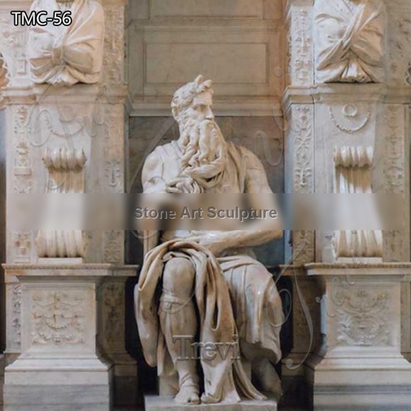 Famous Marble Statue of Michelangelo Moses Factory Supplier TMC-56