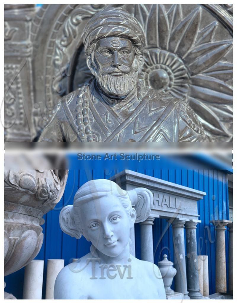 Charming Hand Carved Marble Lady Statue Supplier TMC-57 detail image