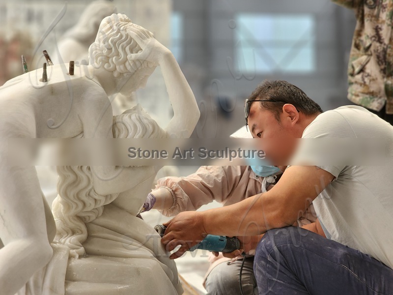 Charming Marble Goddess Aurora Statue Manufacturer TMC-58 detail image