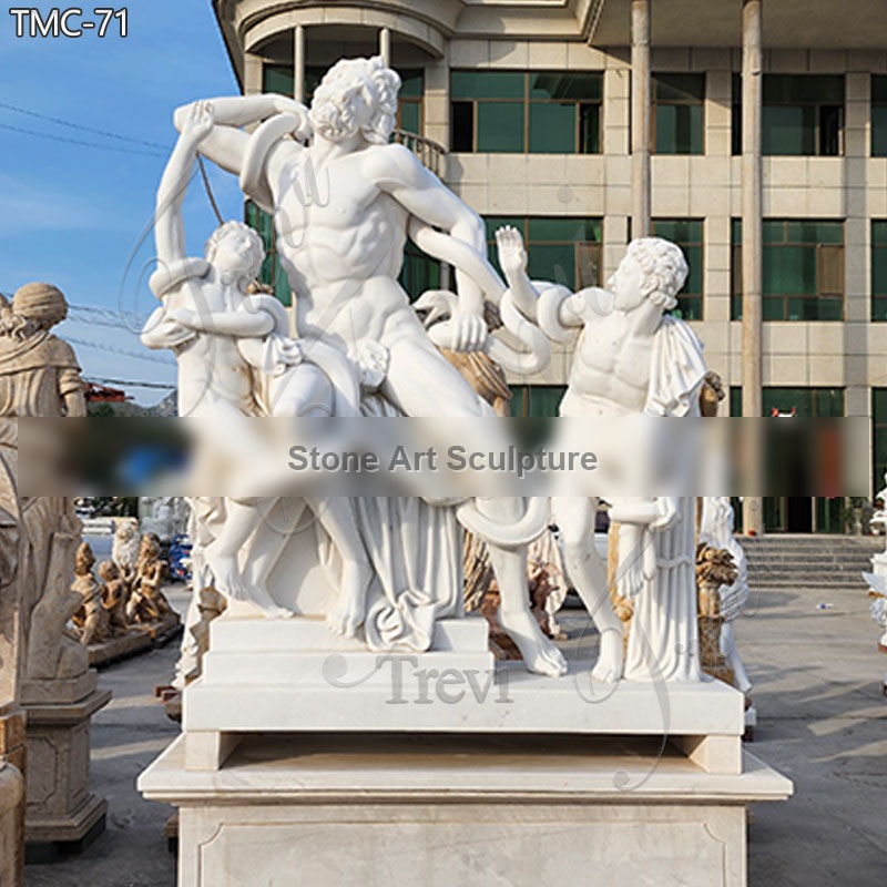 Famous Greek Marble Laocoon and His Sons Statue for Sale TMC-71