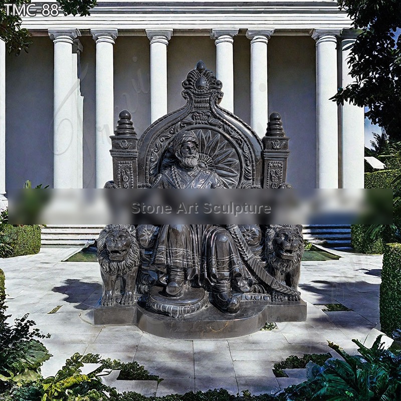 Life Size Custom Shivaji Maharaj Marble Statue for Sale