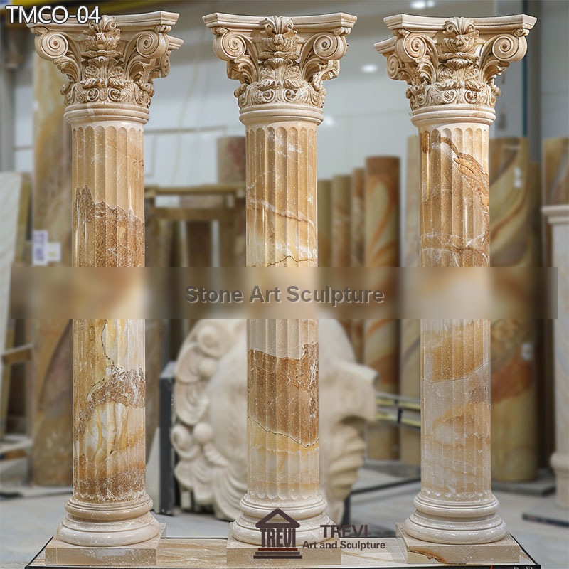 High Quality Solid Marble Column for Sale Factory Supply detail image