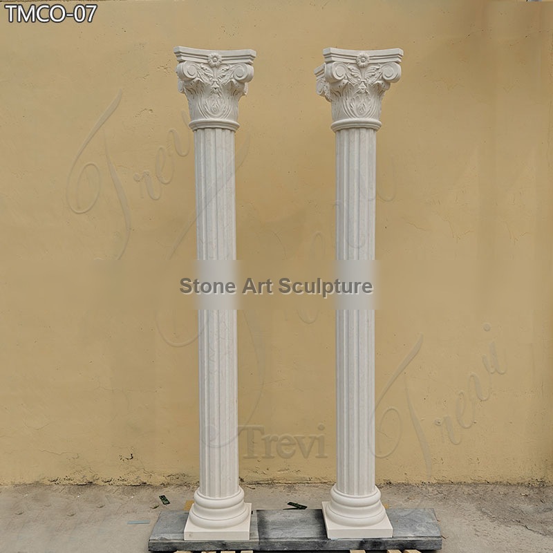 Roman Style Marble Stone Column for Sale Factory Direct