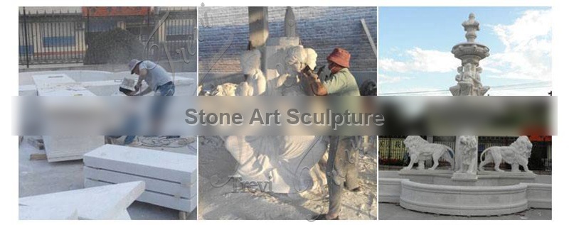Beautiful Marble Lady Statue Fountain for Sale TMF-003 detail image