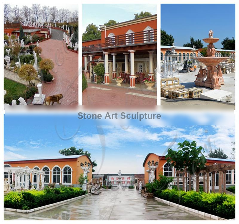 Marble Garden Wall Fountain with Exquisite Carvings Supplier TMF-004 detail image