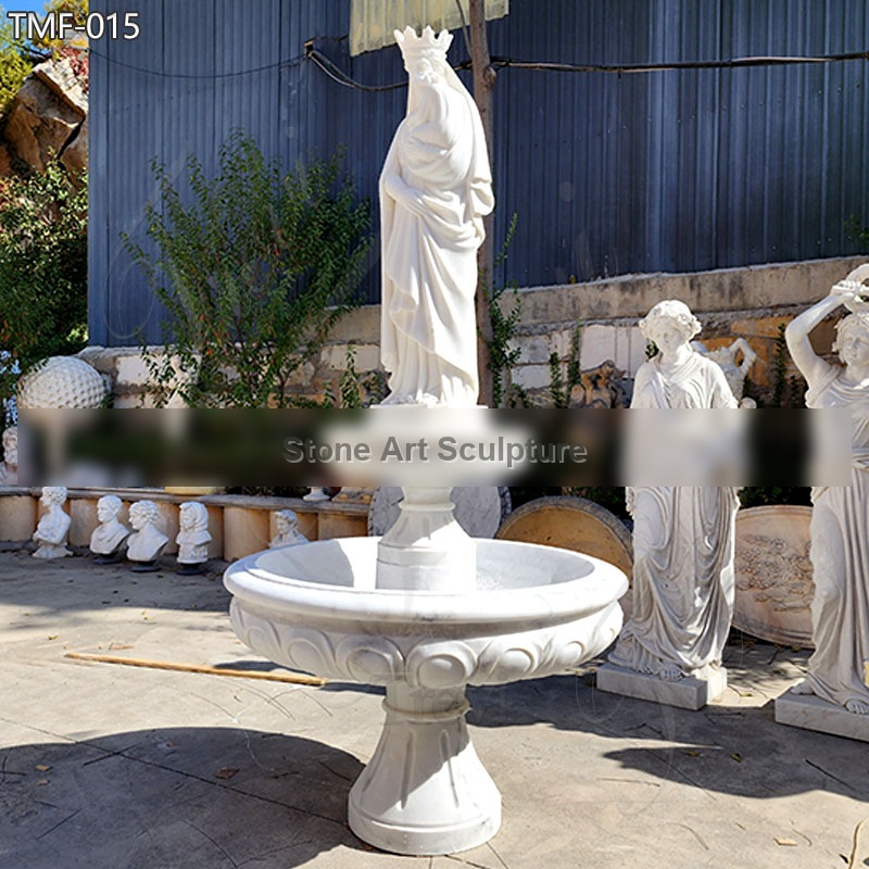 High Quality Virgin Mary Water Fountain for Outdoor Decor TMF-015 detail image