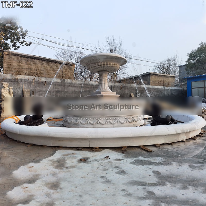 Large Outdoor Bronze Fish Statue Marble Fountain for Sale detail image