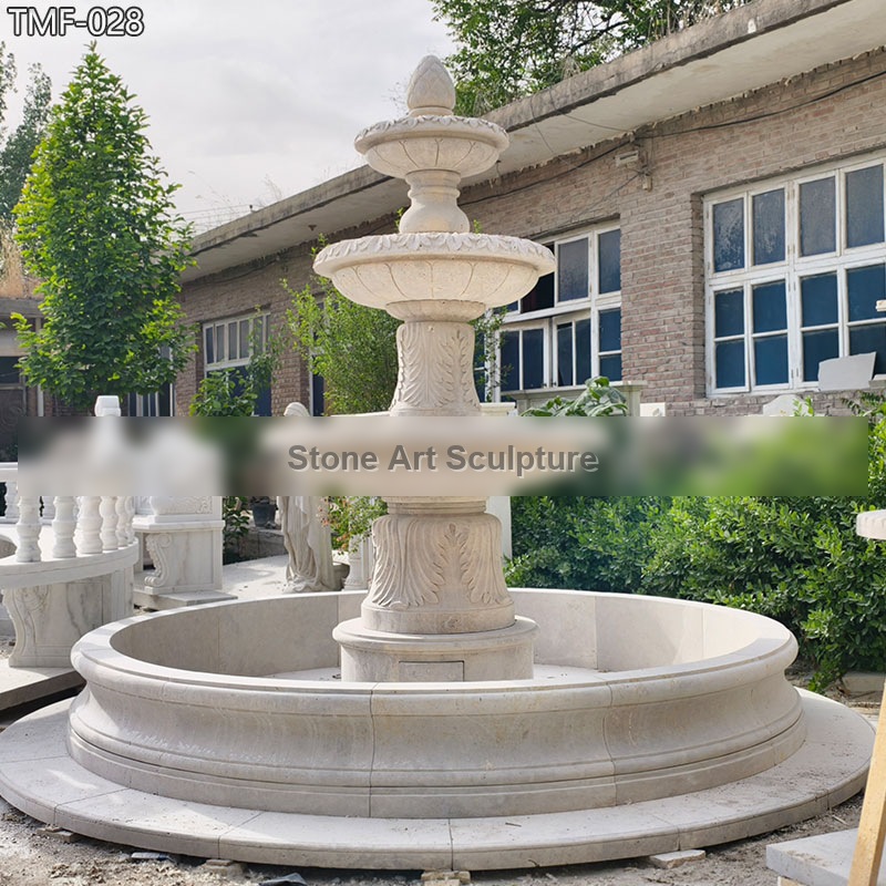 Marble Water Fountain Driveway Decoration detail image