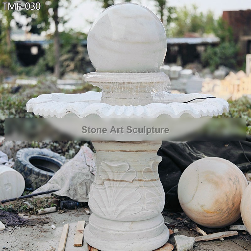 2-Tiered Water Fountain with Spinning Ball detail image