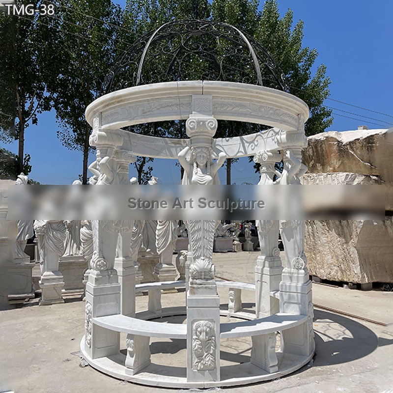 Garden Gazebo with Female Pillars for Sale TMG-38 detail image