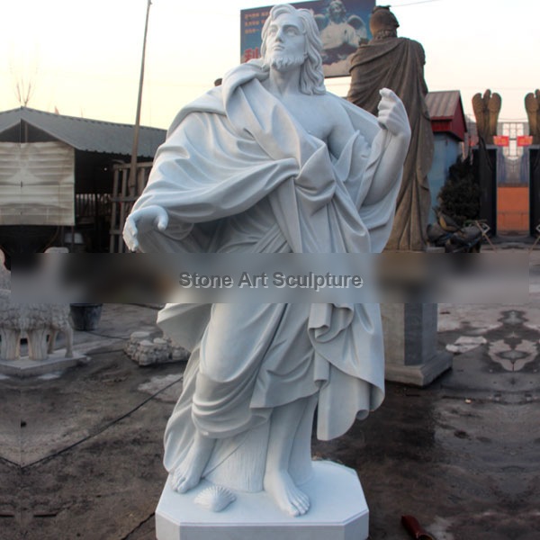 White Marble Saint James Garden Statues for Catholic Church TCH-117