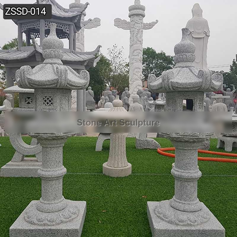 Granite Tower Lantern for Garden Decoration Manufacturer ZSSD-014 detail image