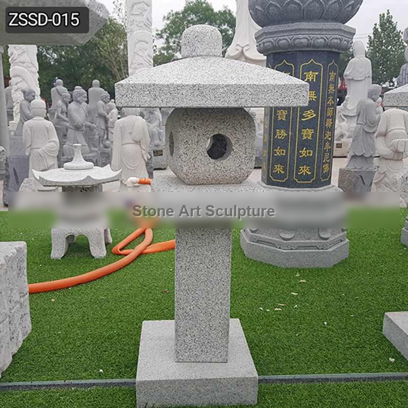 High Quality Custom Outdoor Japanese Stone Lamp for Sale ZSSD-015