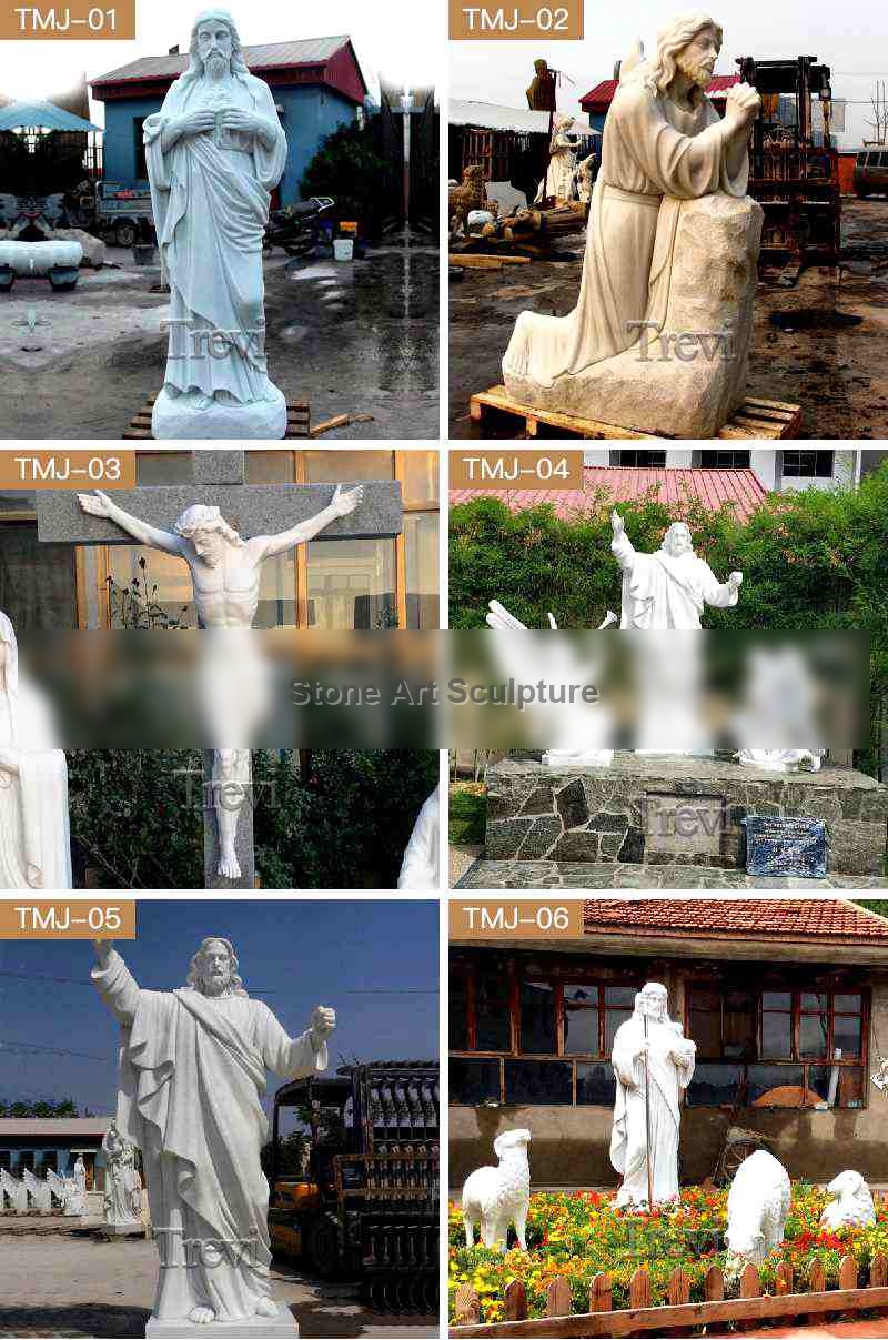 Catholic Church Marble St.Patrick Garden Statue Outdoor Decor for Sale CHS-857 detail image