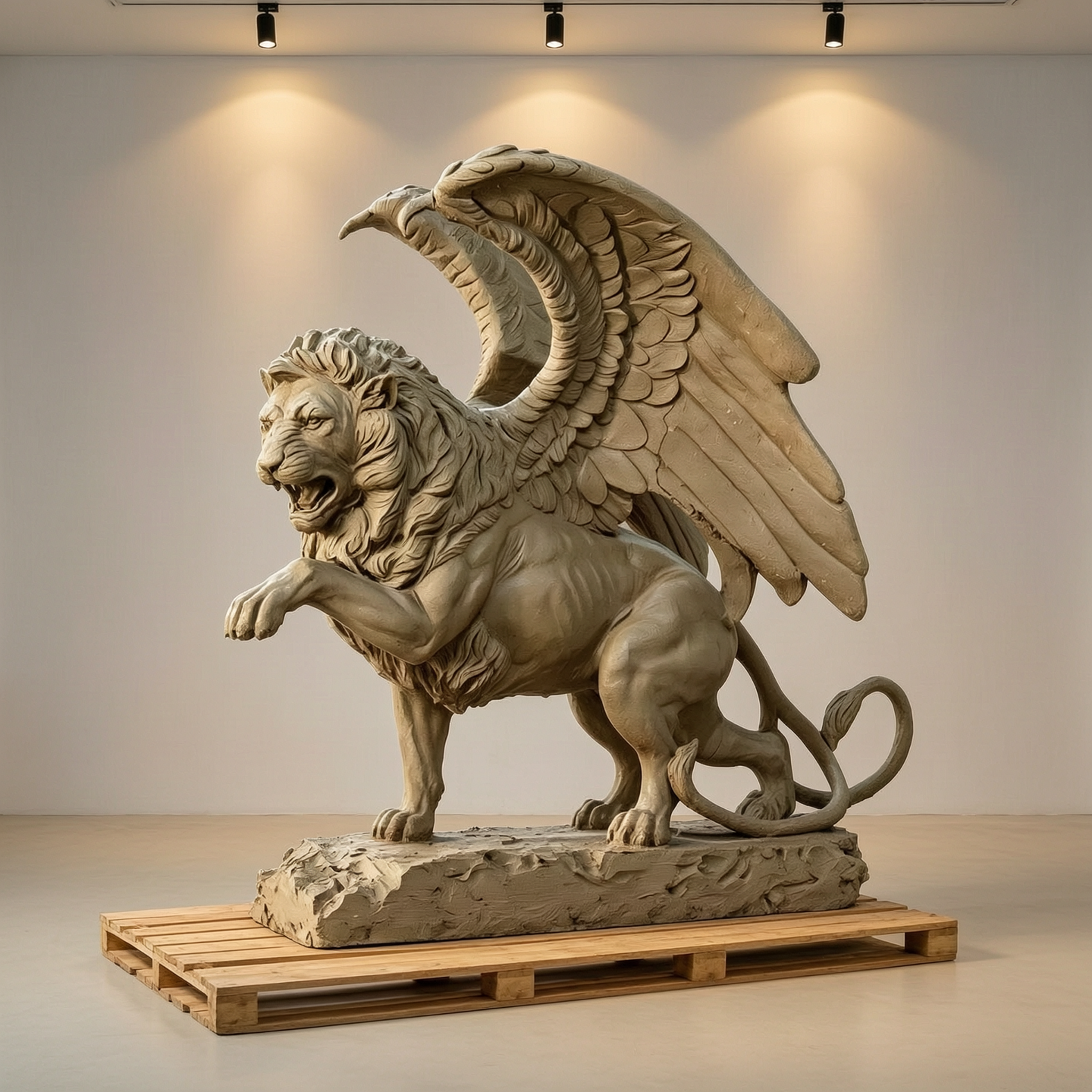 Winged Lion Memorial clay model factory supplier