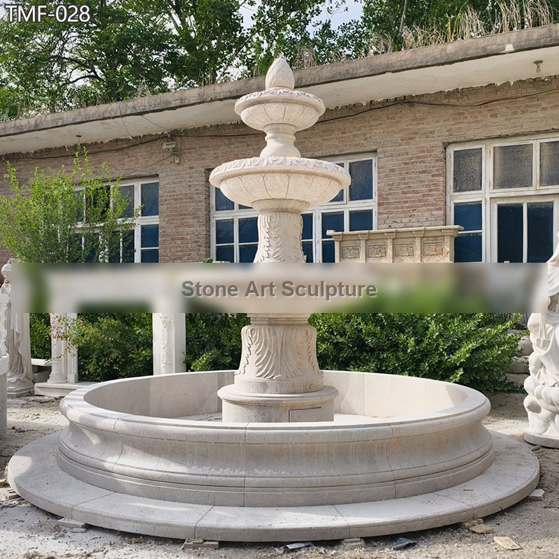 Marble Water Fountain Driveway Decoration detail image