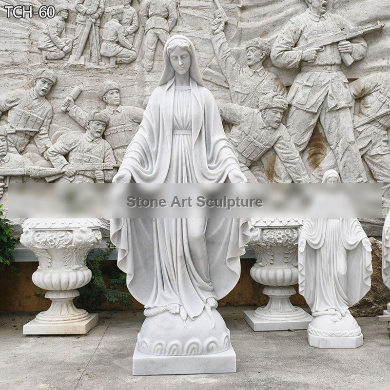 Holy Virgin Mary Outdoor Garden Statues for Church Decoration TCH-60 detail image
