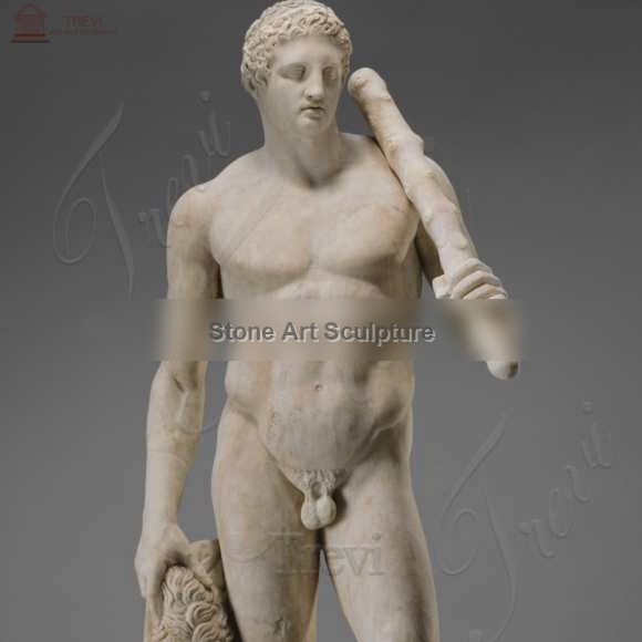 Life Size Marble Man Statue Famous Art God Hercules for sale MOKK-225