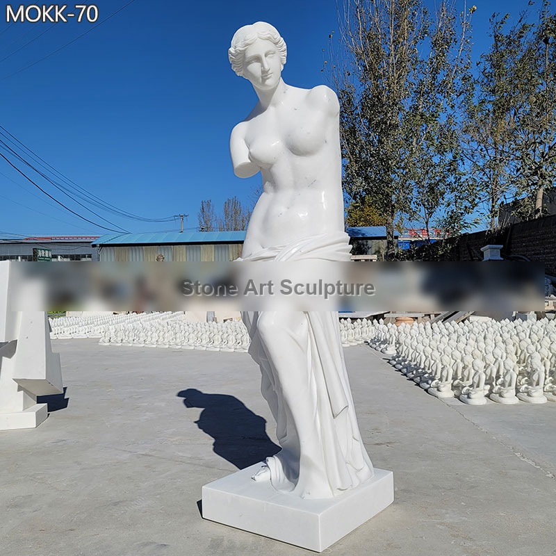 68” Marble Roman Venus Goddess Sculpture for Sale MOKK-70 detail image
