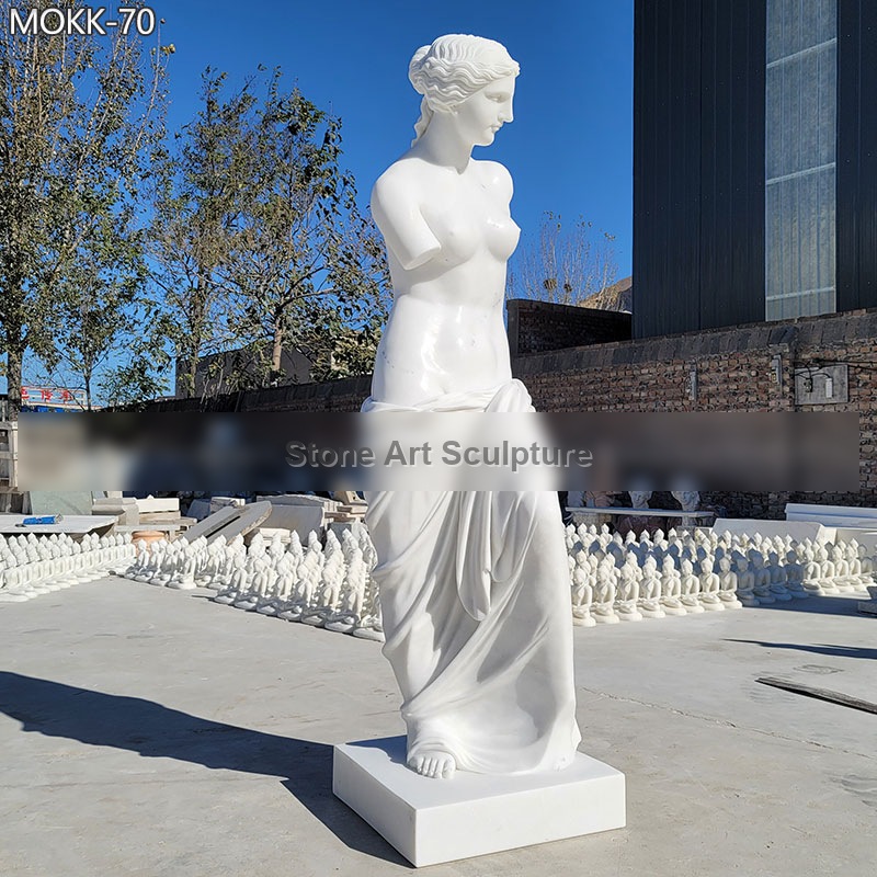 68” Marble Roman Venus Goddess Sculpture for Sale MOKK-70 detail image