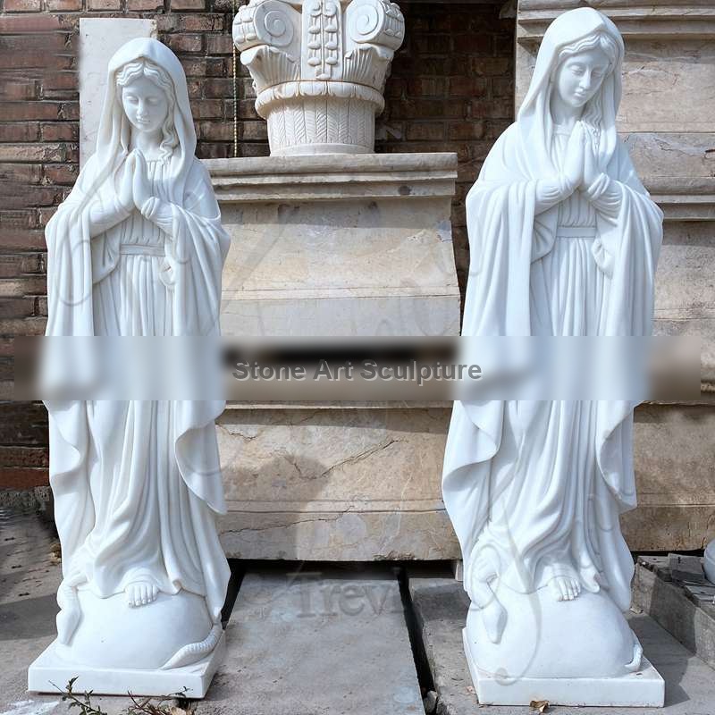 Marble Outdoor Blessed Mother Garden Statues for Sale CHS-897 detail image