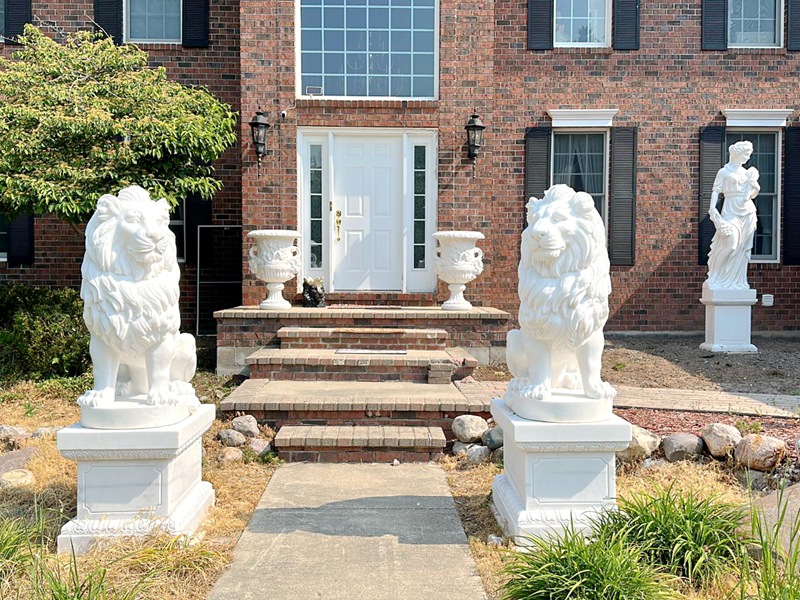 Meaning of Marble Lion Statue