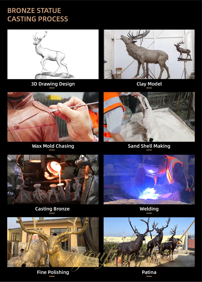 whitetail deer casting process