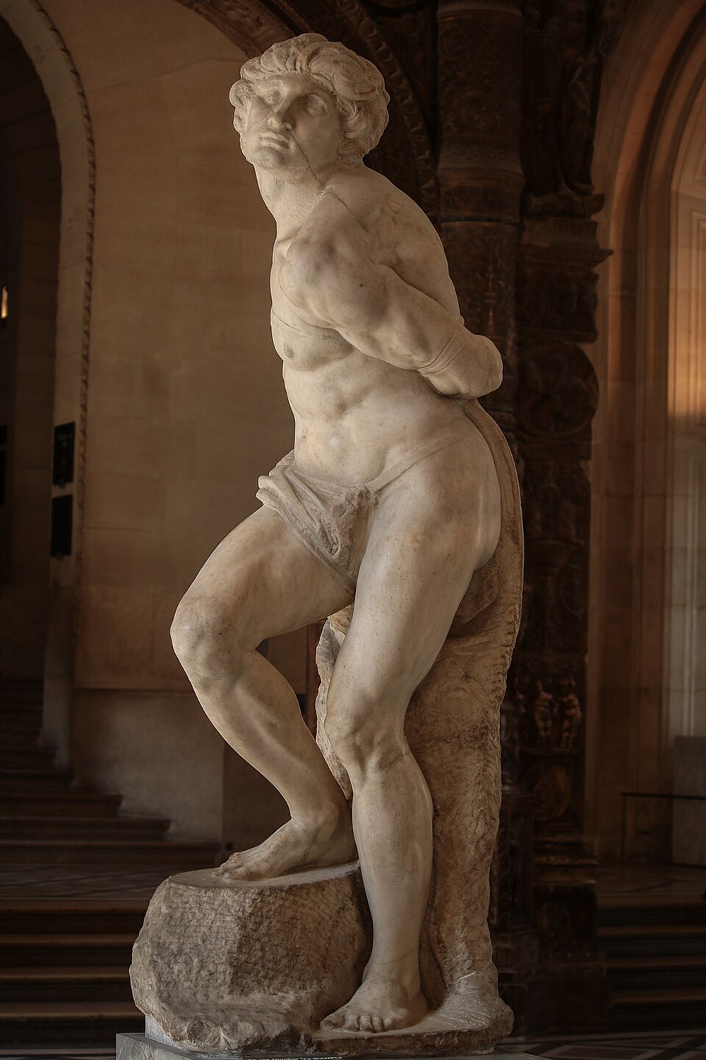 Rebellious Slaves by Michelangelo Louvre