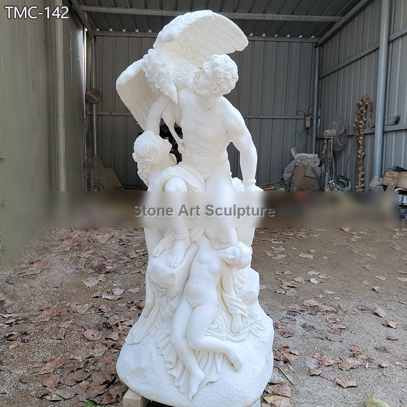 Prometheus Bound Sculpture Marble Replica detail image