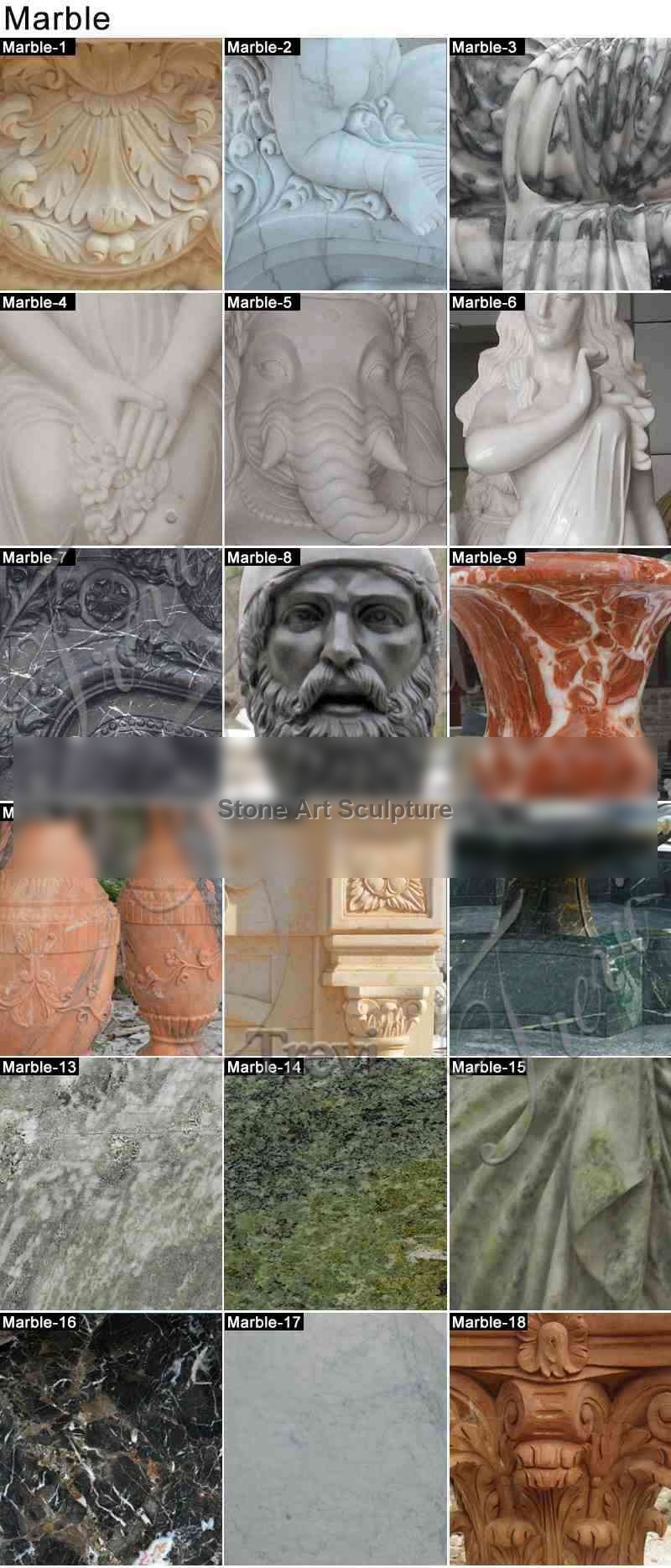 Beige Marble Bench with Wonderful Carvings for Outdoor MOK1-132 detail image