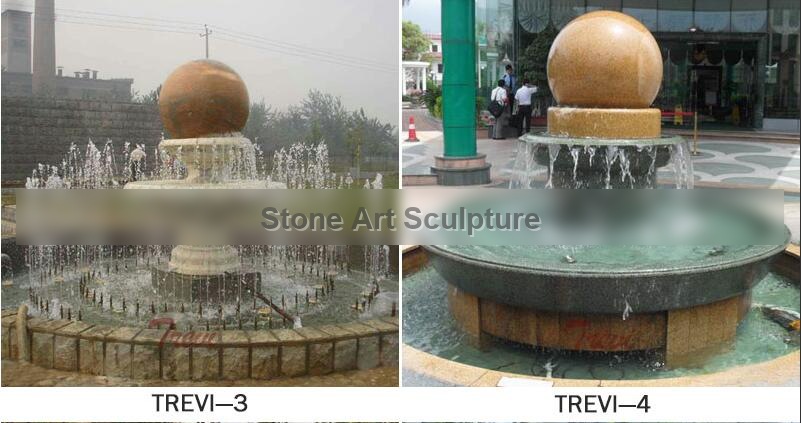 Outdoor two tiers spinning ball water feature for sale MOKK-183 detail image