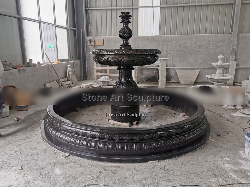 Outdoor Marble Water Fountain Yard Decoration for Sale detail image