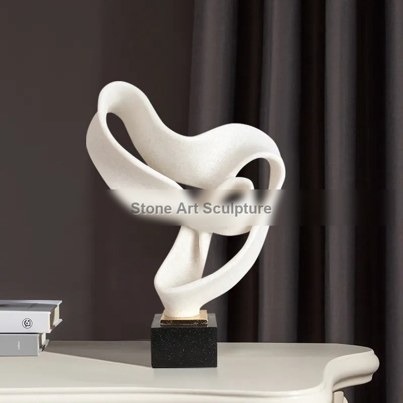 Beautiful Abstract Marble Sculpture for Home Decor TMC-54 detail image