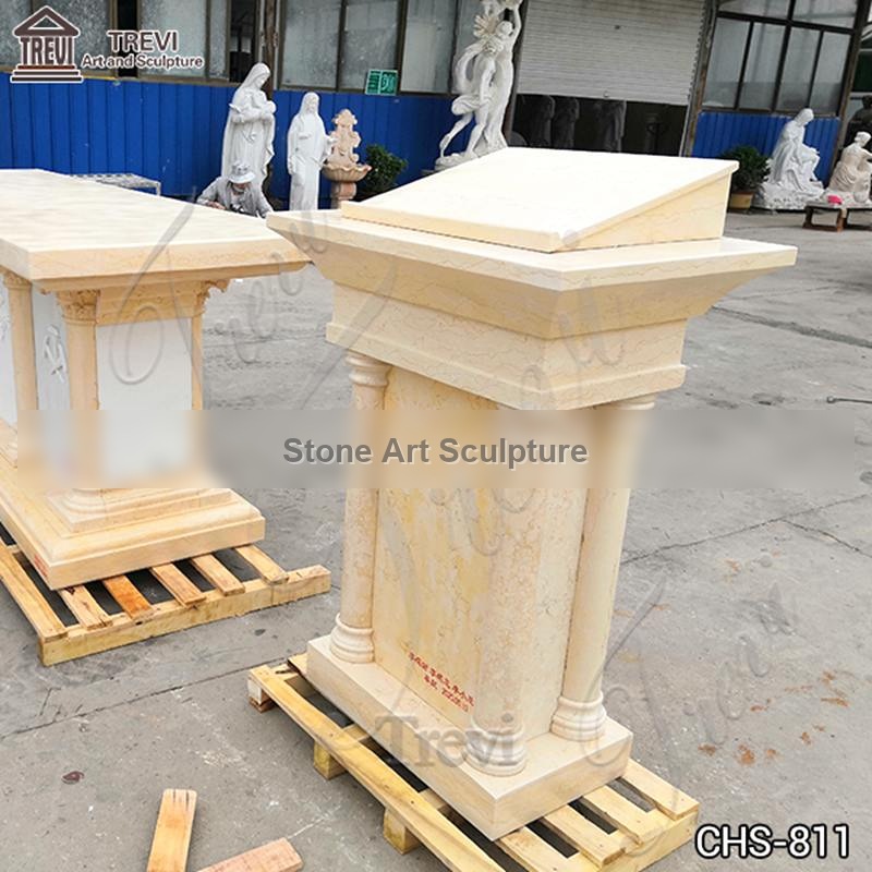 Antique Marble Church Lecterns And Pulpits for Sale CHS-811 detail image