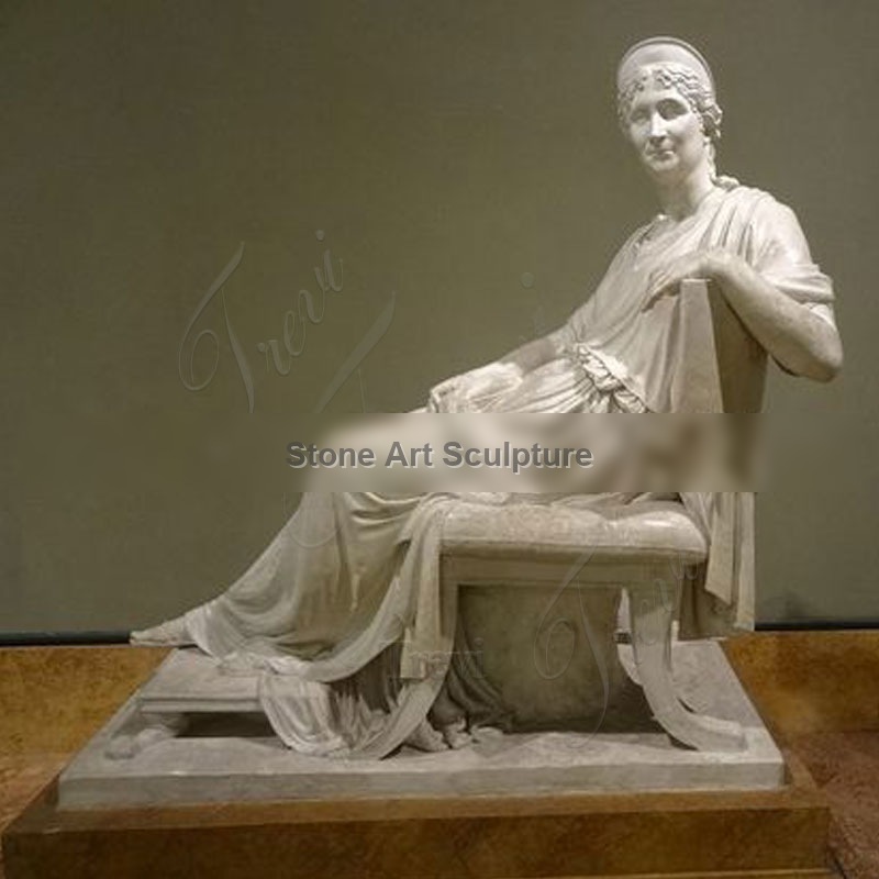 Famous Letizia Ramolino Bonaparte Marble Statue for Sale MOKK-546 detail image