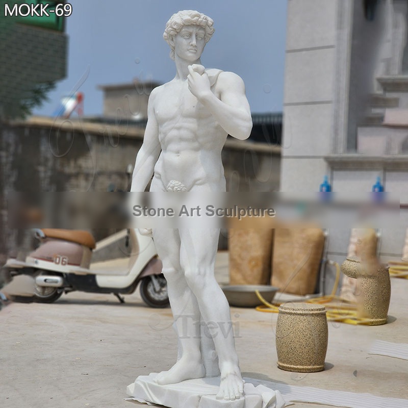 Garden Naked Statue Famous David Marble Statue for Sale MOKK-69 detail image